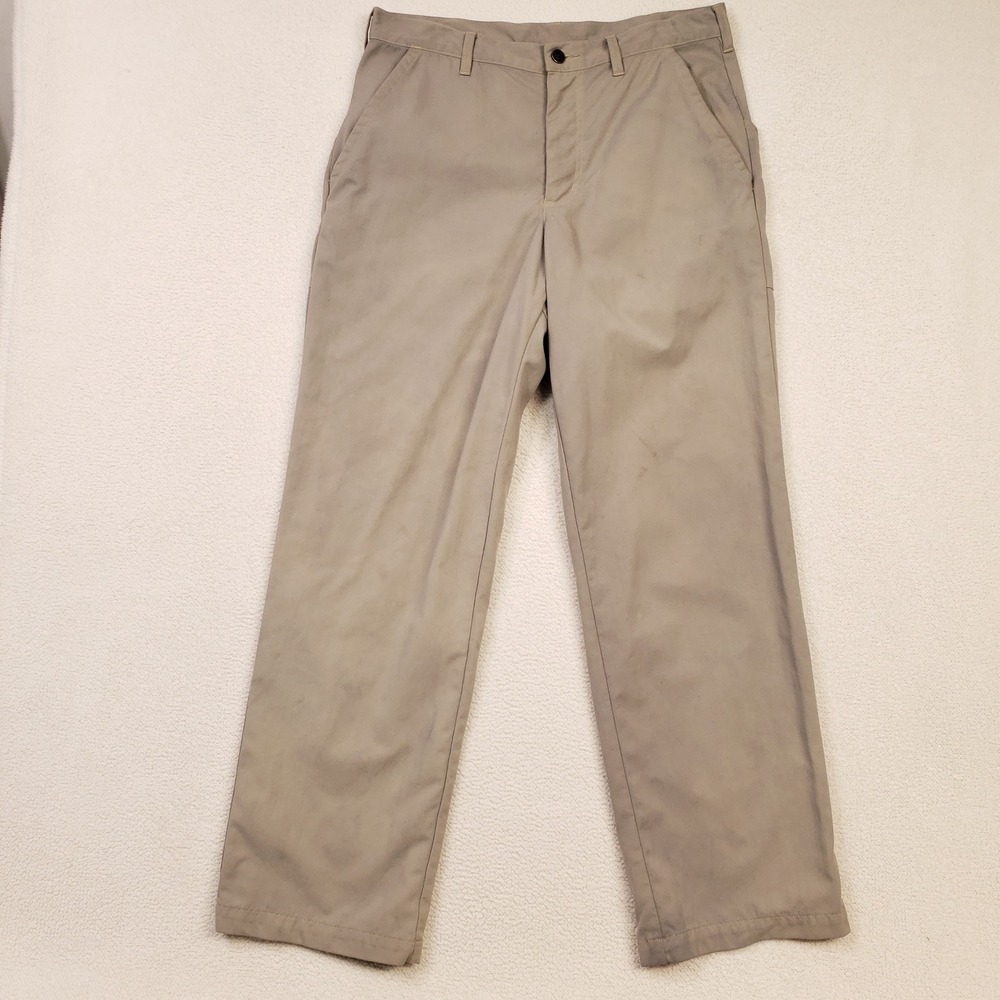 Patagonia Quandary Pants Mens 34 Tan Straight Leg Outdoor Hiking Nylon Stained